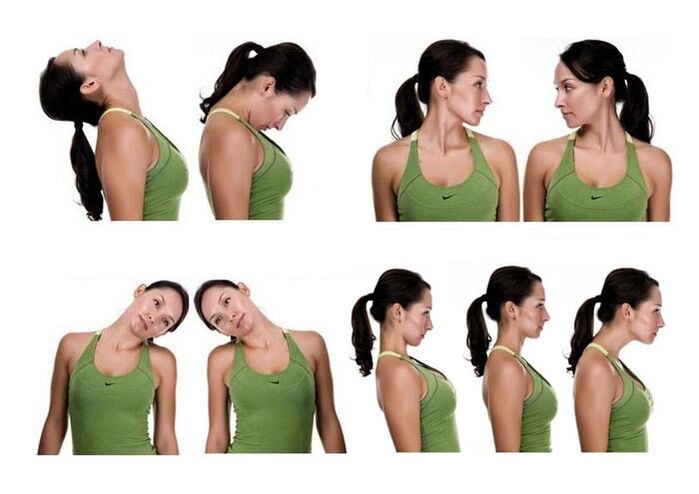 تمرینات برای استئوکندروز گردن رحم برای تقویت عضلات و بهبود گردش خون